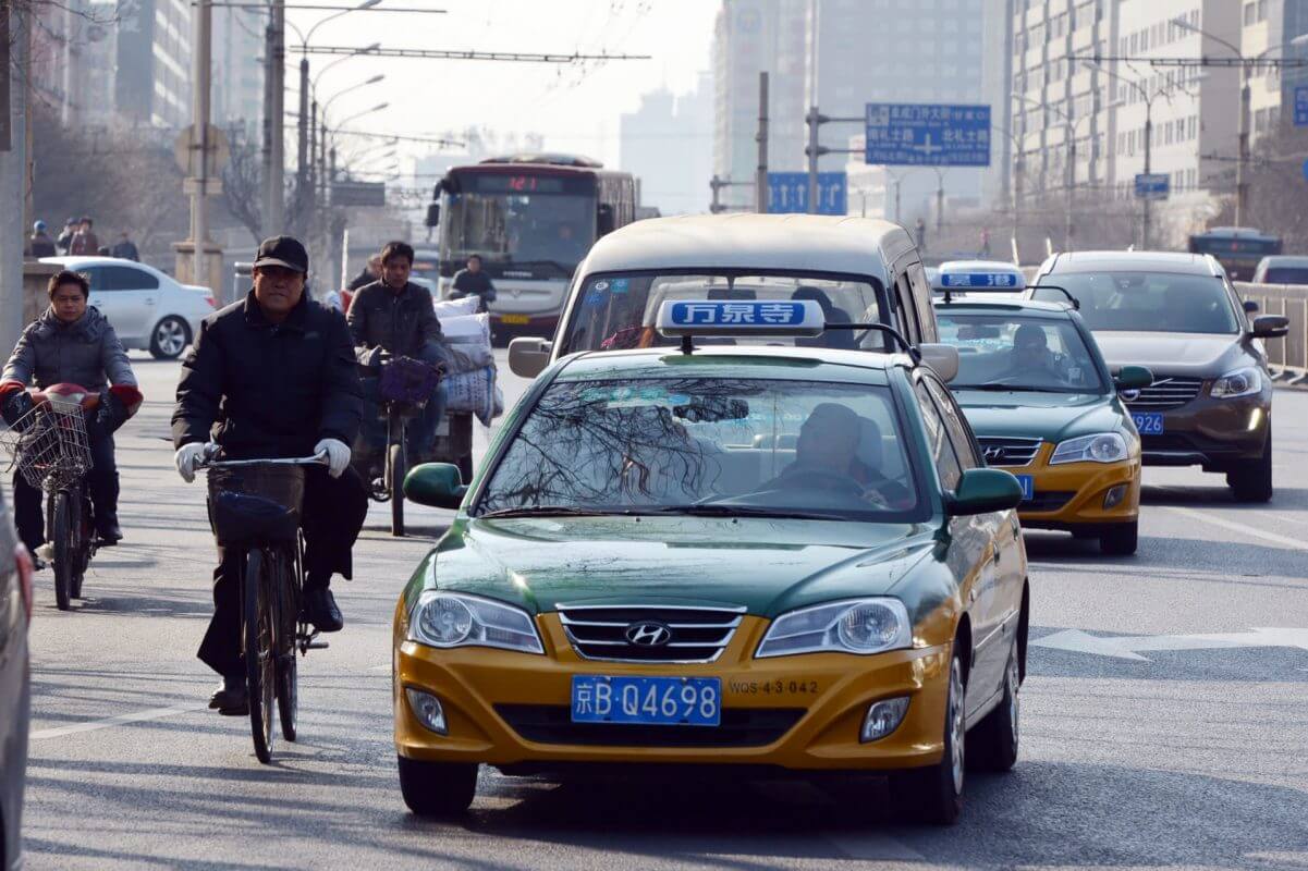 Çin'de Taksi - Taksimetre